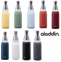 Aladdin Fresco Thermavac Stainless Steel Water Bottle 0.6L Leakproof Sustainable